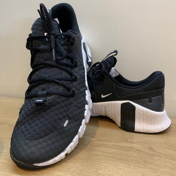 Nike Free Metcon 5 DV3949-001 Black Running Shoes Sneakers - Men's Size 14 - Picture 1 of 4